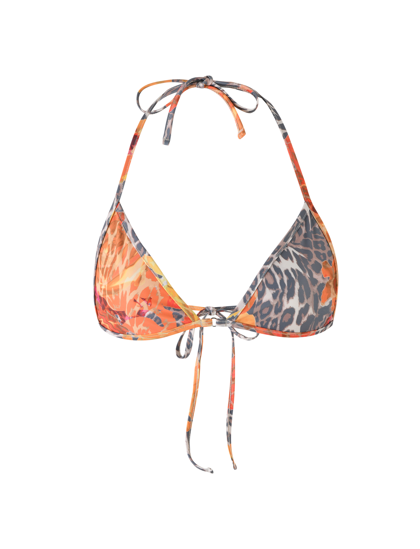 DIANA BIKINI TOP - MULTI : LEOPARD : ORANGE LEOPARD