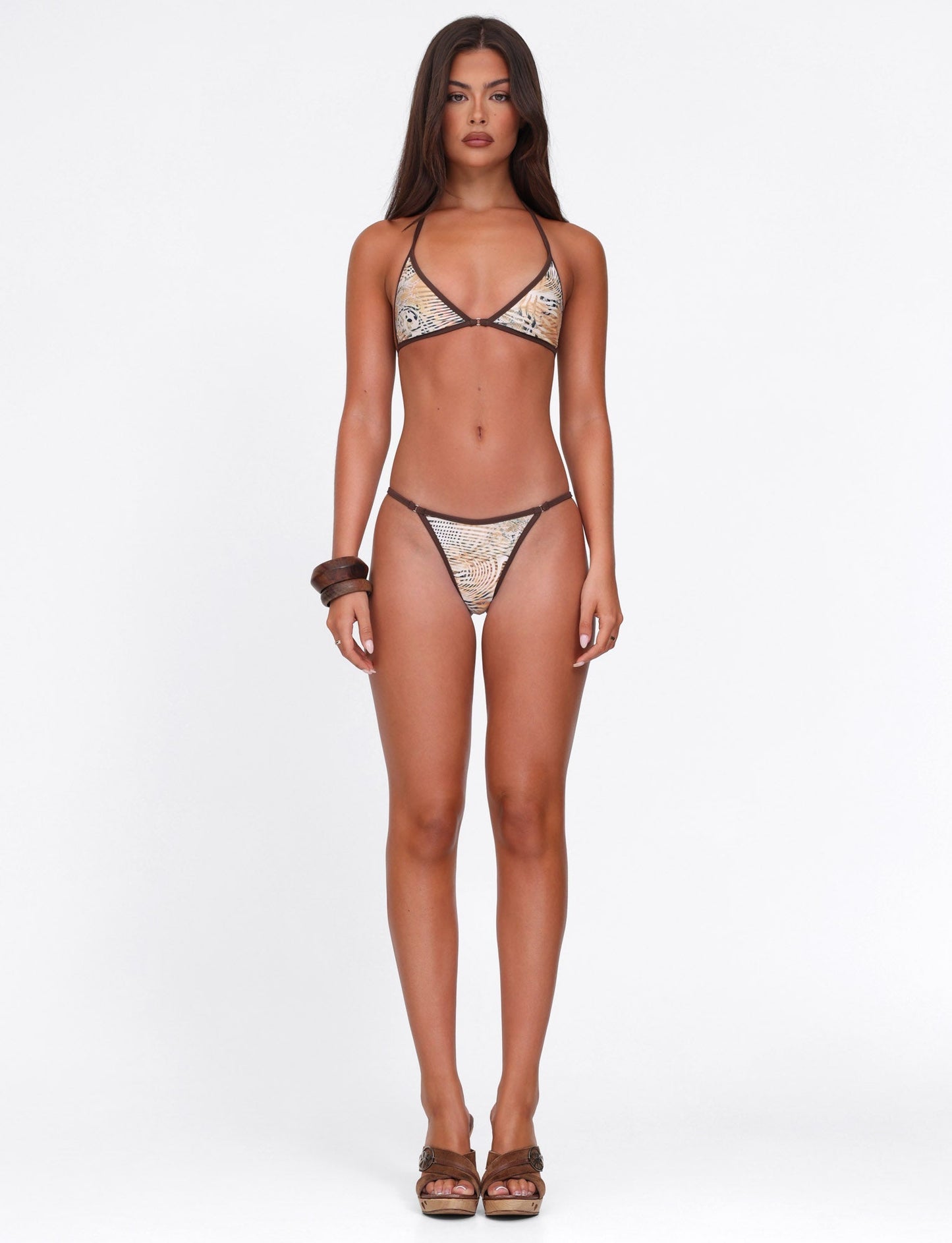 DIANA BIKINI BOTTOM - NEUTRAL : ANIMAL : ANIMAL MARBLE
