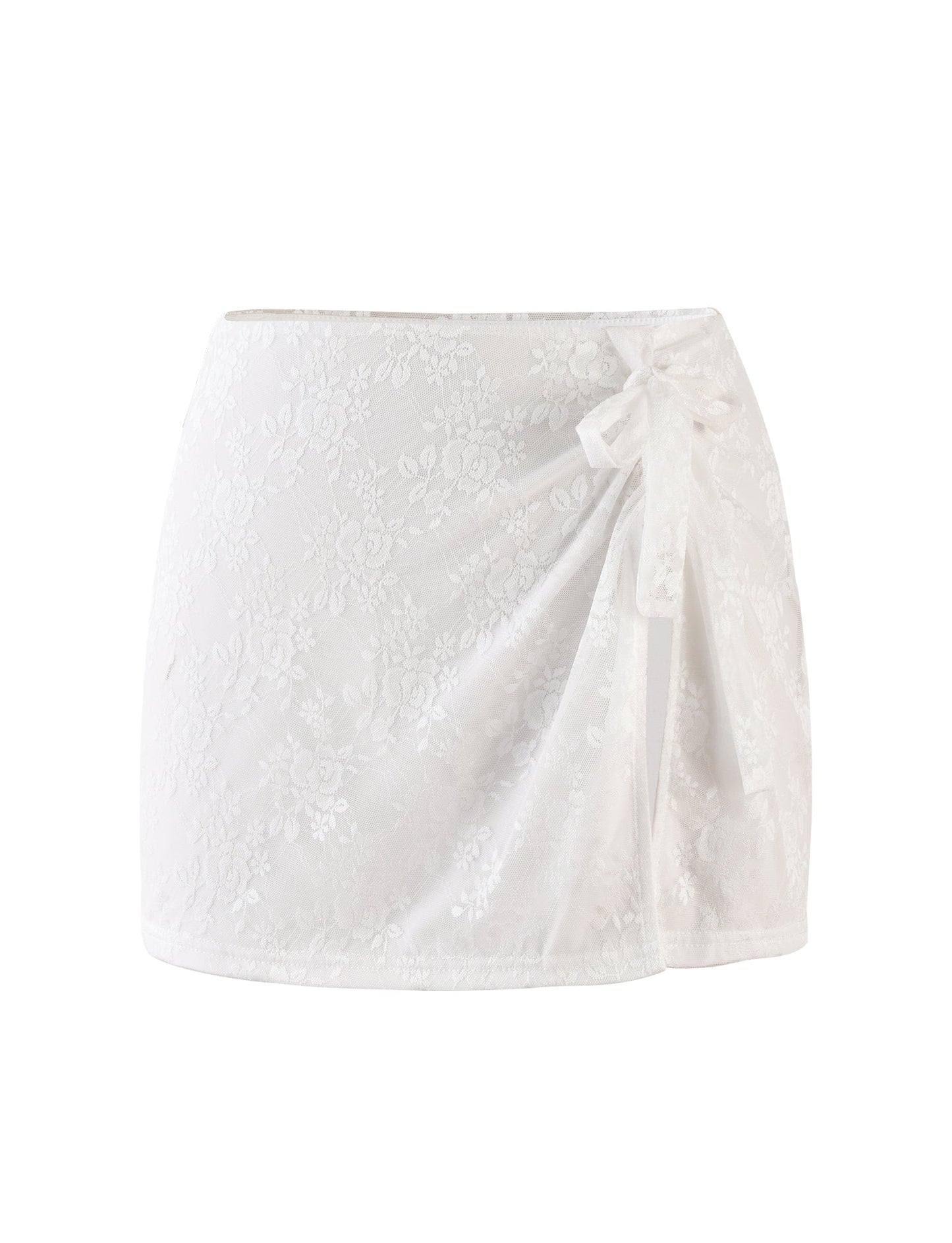 FLORIAN SKIRT - WHITE : LACE
