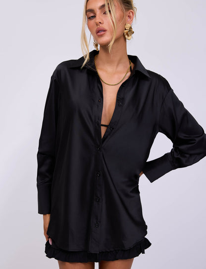 ALINA SHIRT - BLACK