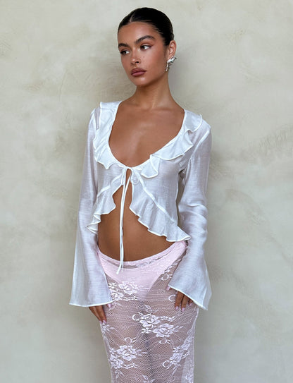 CORVIN TOP - WHITE