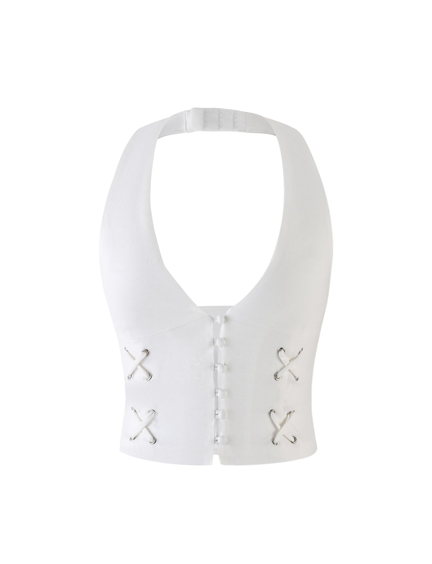 HALSEY TOP - WHITE : CREAM
