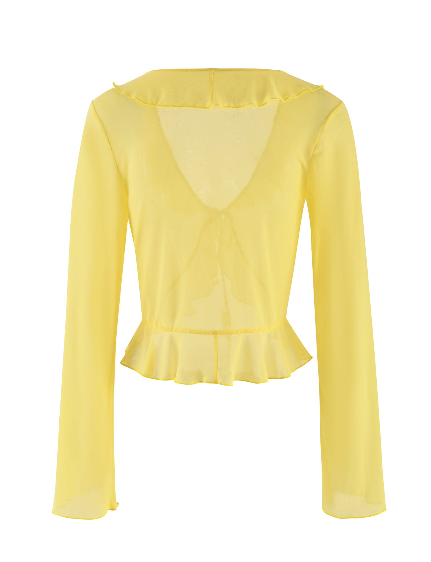 CORVIN TOP - YELLOW : LEMON