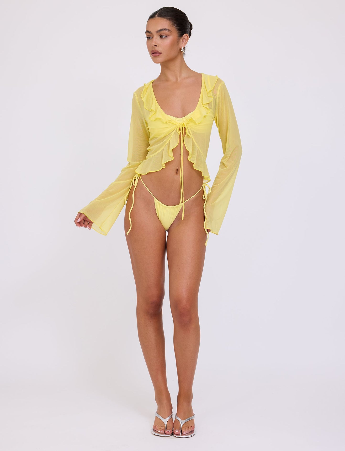 CORVIN TOP - YELLOW : LEMON