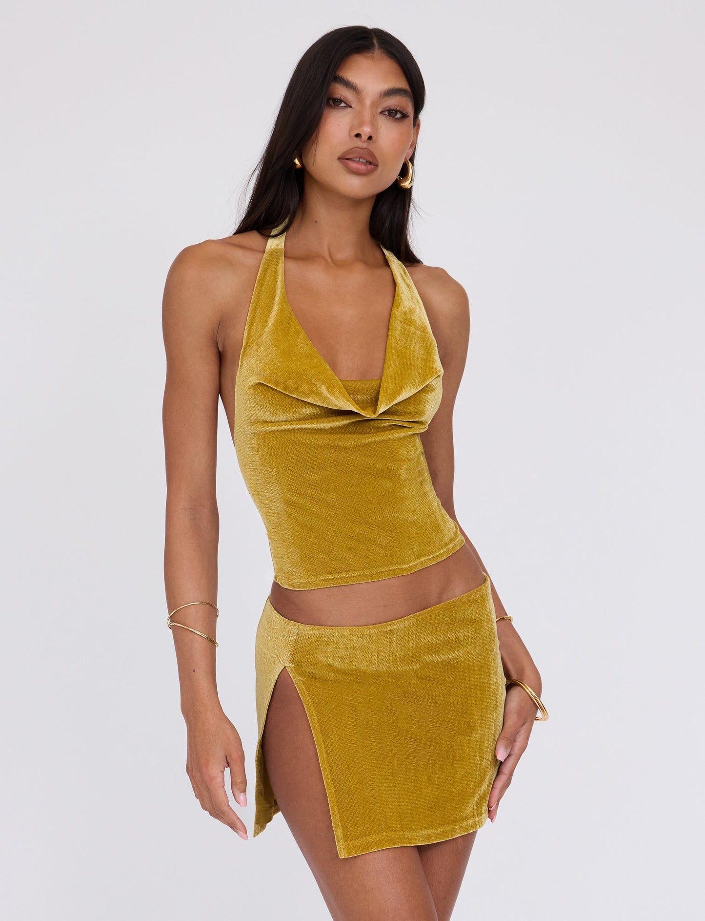 HARLOWE TOP - GOLD