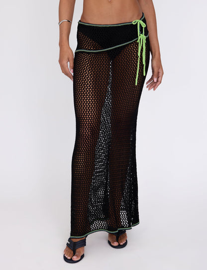 AZARIA SKIRT - BLACK