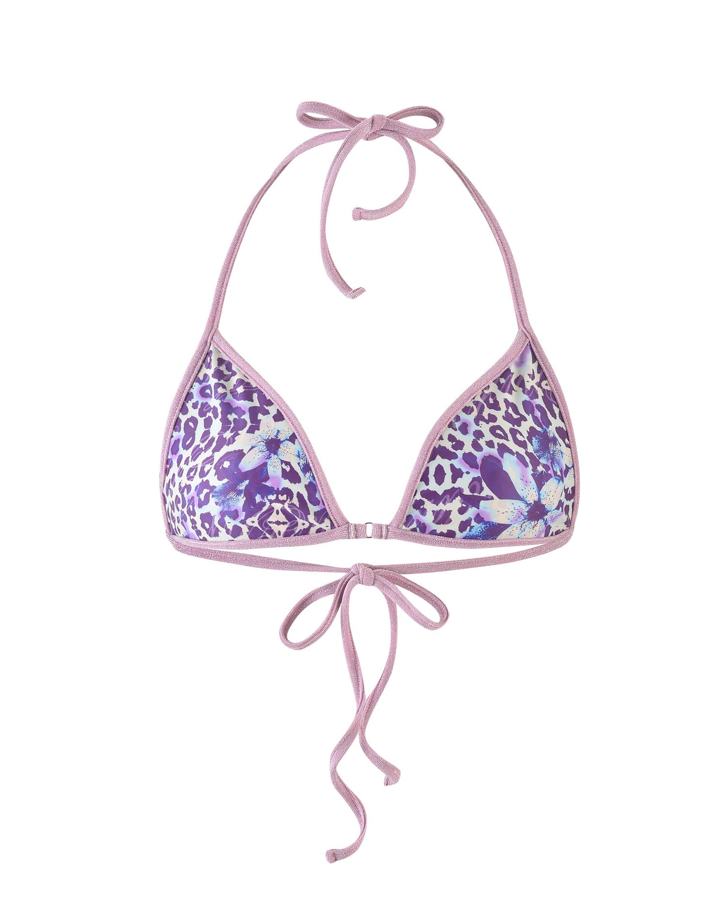 DIANA BIKINI TOP - BLUE : BY POPPY LEOPARD