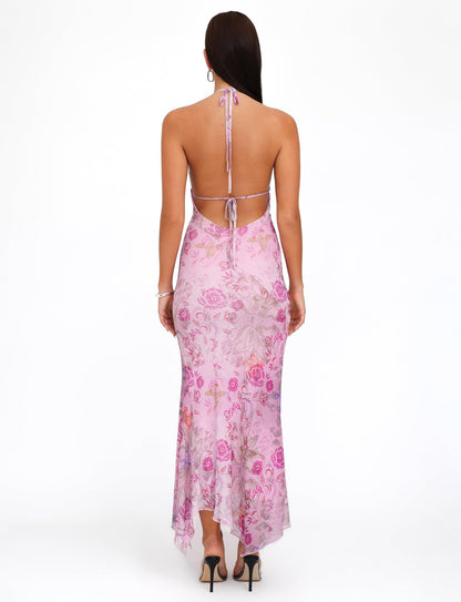 COSETTE DRESS - PINK : DELICATE FLORAL