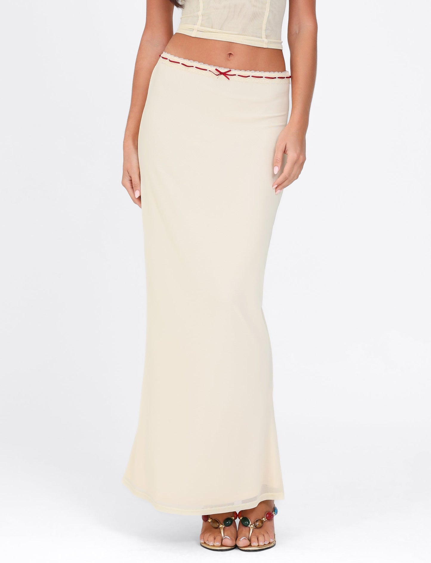 FENNEL SKIRT - YELLOW : PALE YELLOW