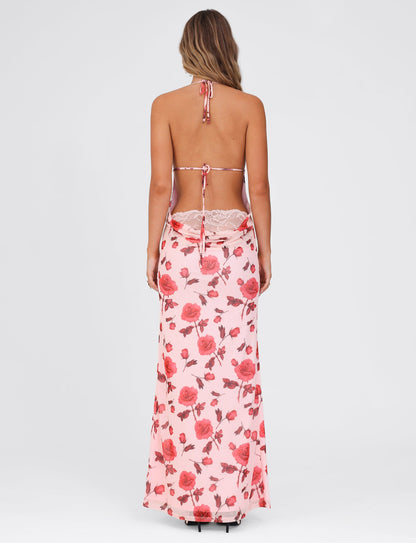 BRYSTOL DRESS - RED : FLORAL