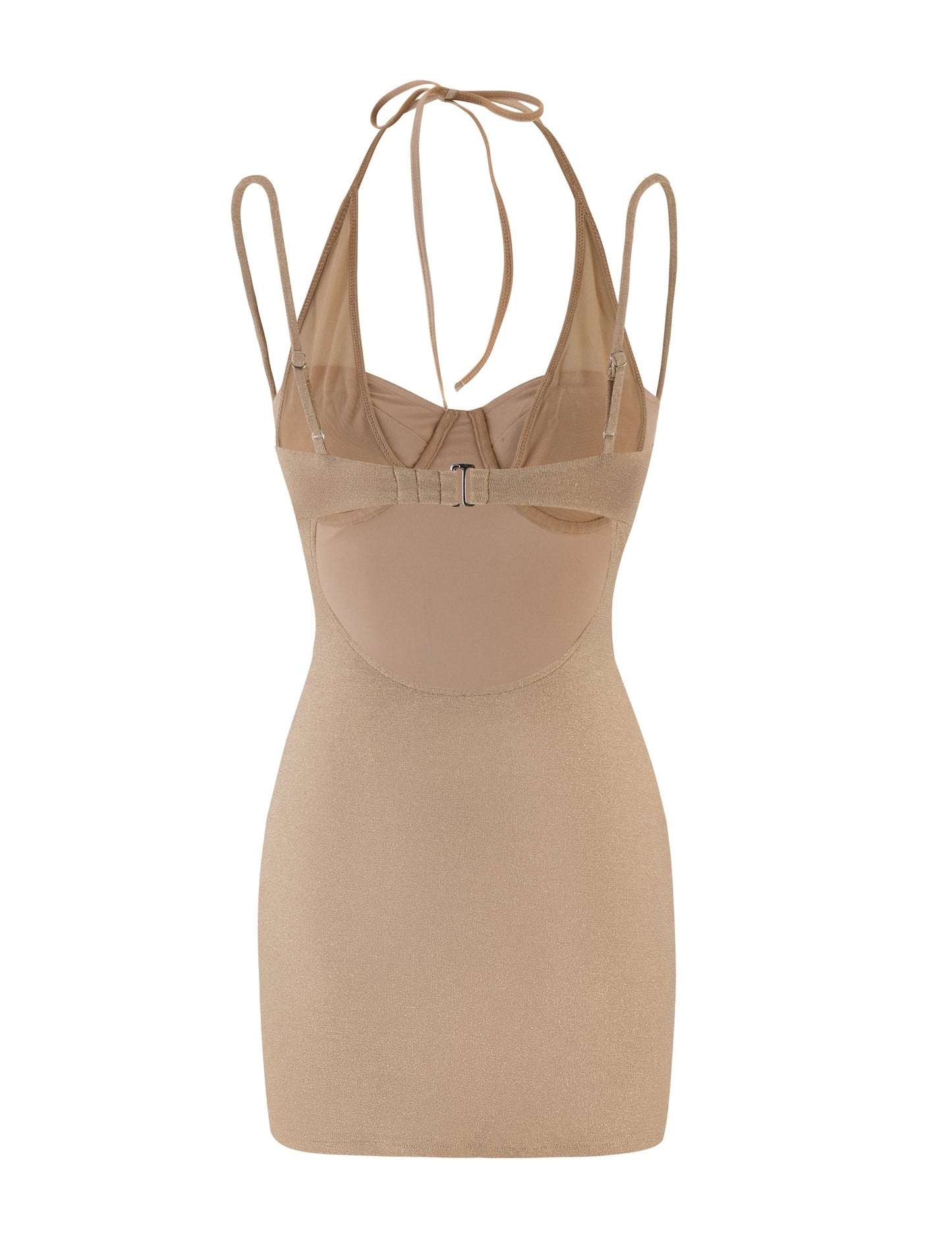 ELLISON MINI DRESS - GOLD