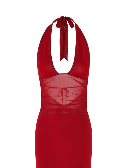BRESILY MAXI DRESS - RED
