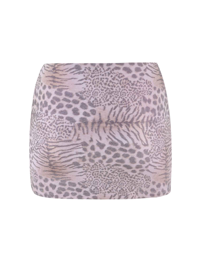 EVANGELINE SKIRT - PINK : TIGER : PALE PINK TIGER