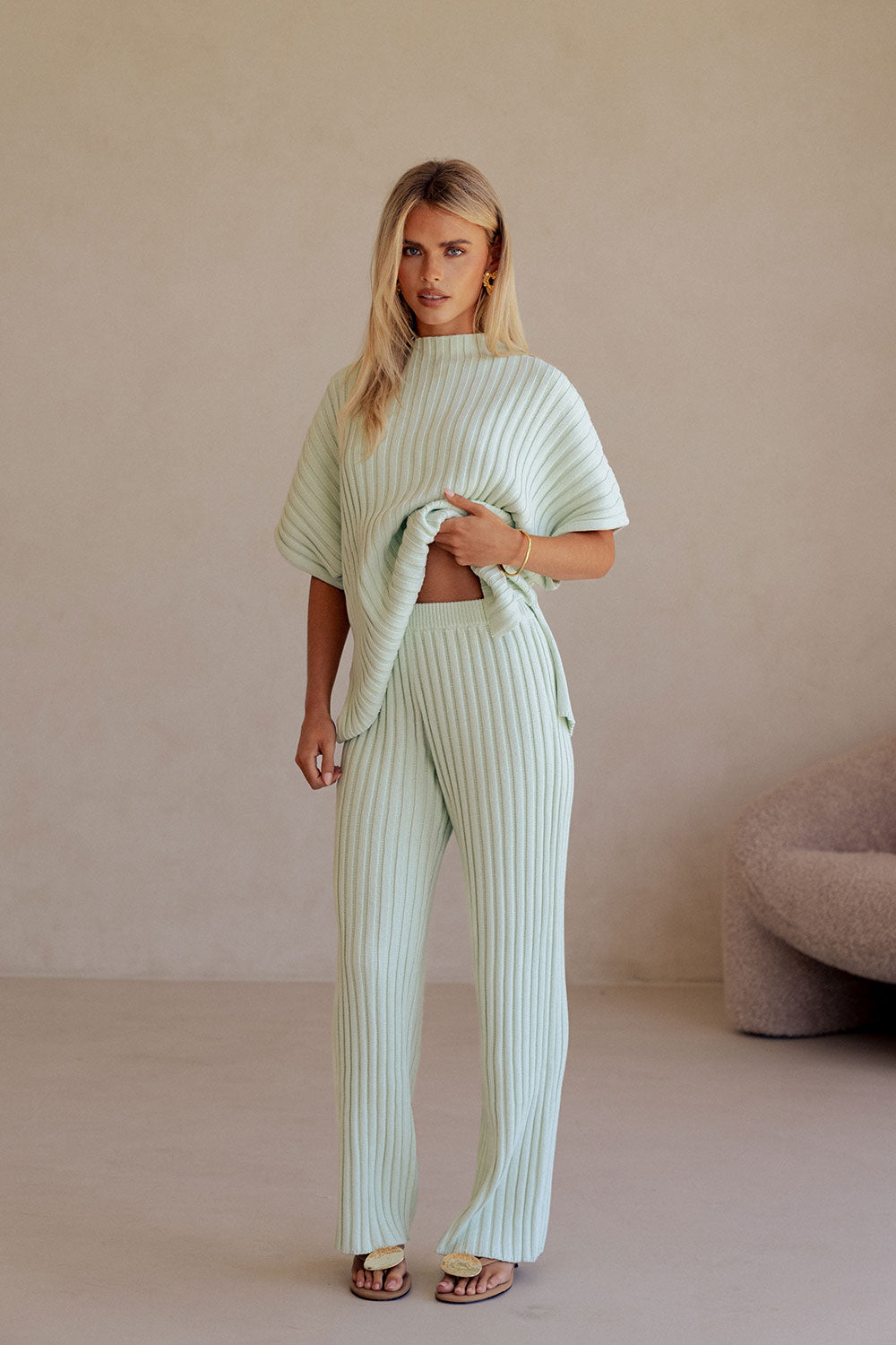 Celine Pants - Mint