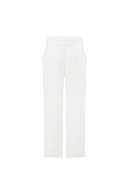SAMPLE-Alyssia Pants - White