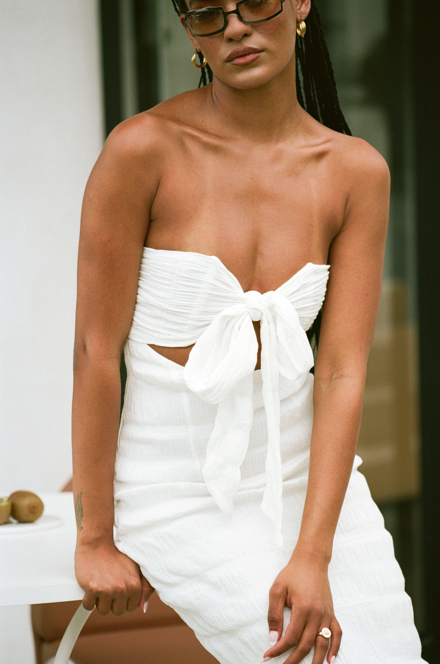 SAMPLE-Arlet Halter Dress