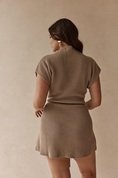 Lovina Dress - Tan